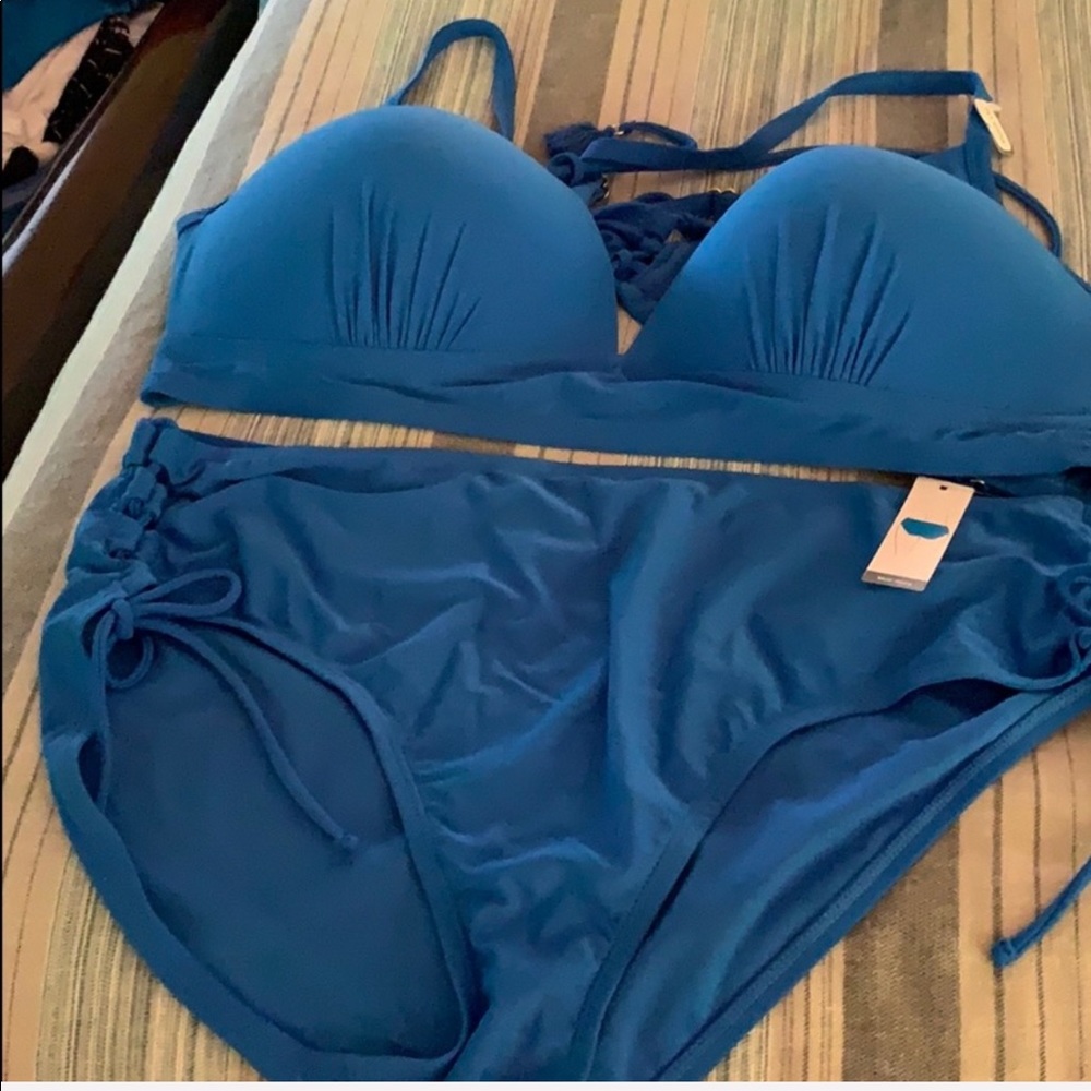 2 pc Plus Sized Bathing Suits